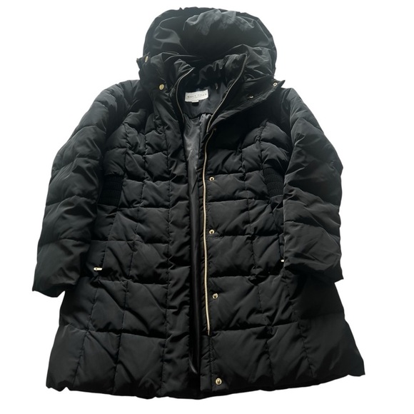 Cole Haan Signature Zip-Front Puffer Coat Size S/P
